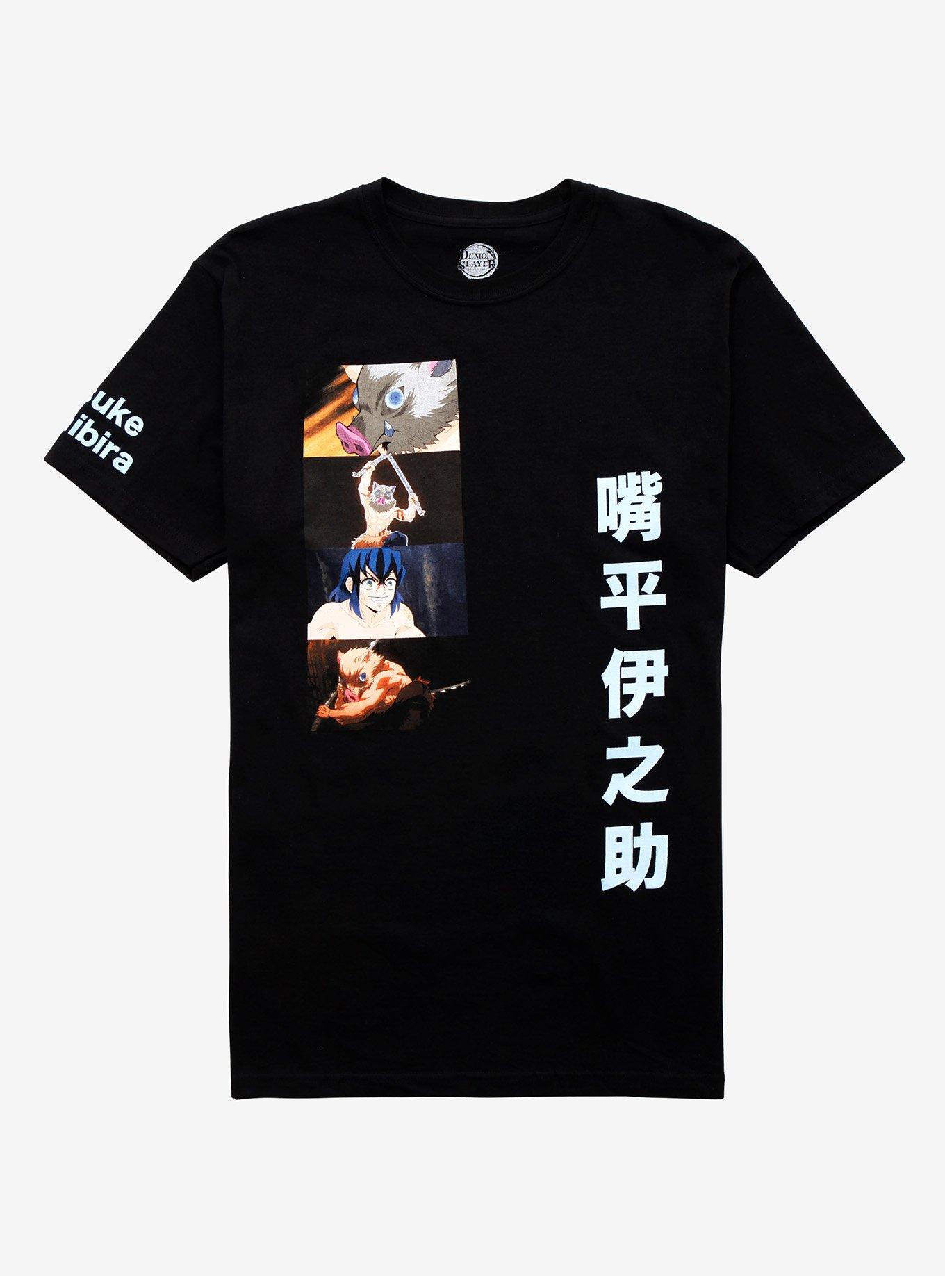 Demon Slayer: Kimetsu No Yaiba Inosuke Stack Boyfriend Fit Girls T-Shirt, MULTI, hi-res