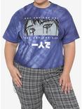 Sad Boys Tie-Dye Girls Crop T-Shirt Plus Size, MULTI, hi-res