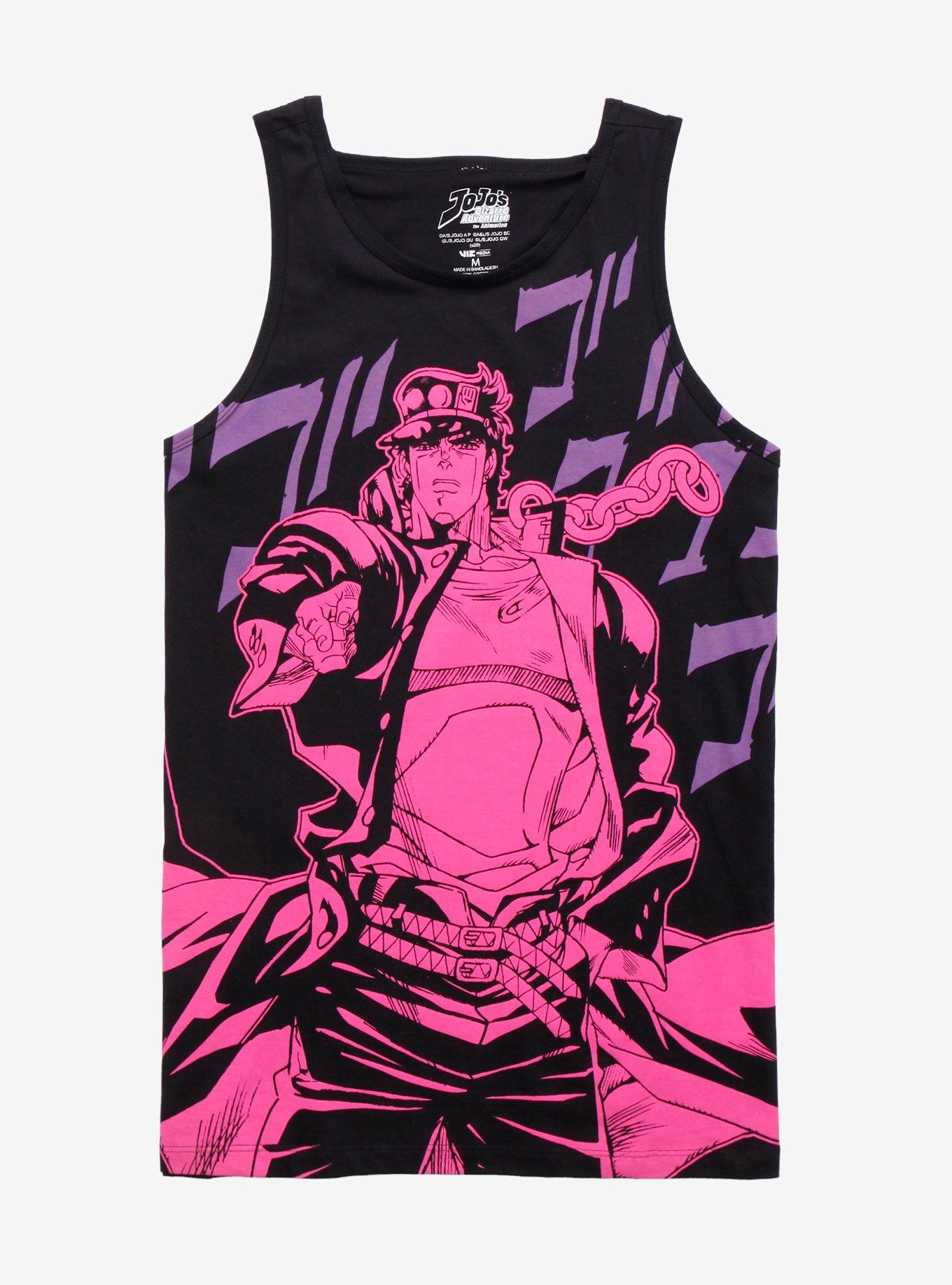 JoJo's Bizarre Adventure Jotaro Pink Purple Tank Top, MULTI, hi-res