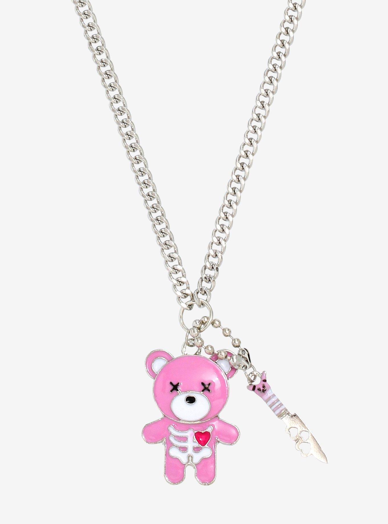 Teddy Knives Necklace, , hi-res