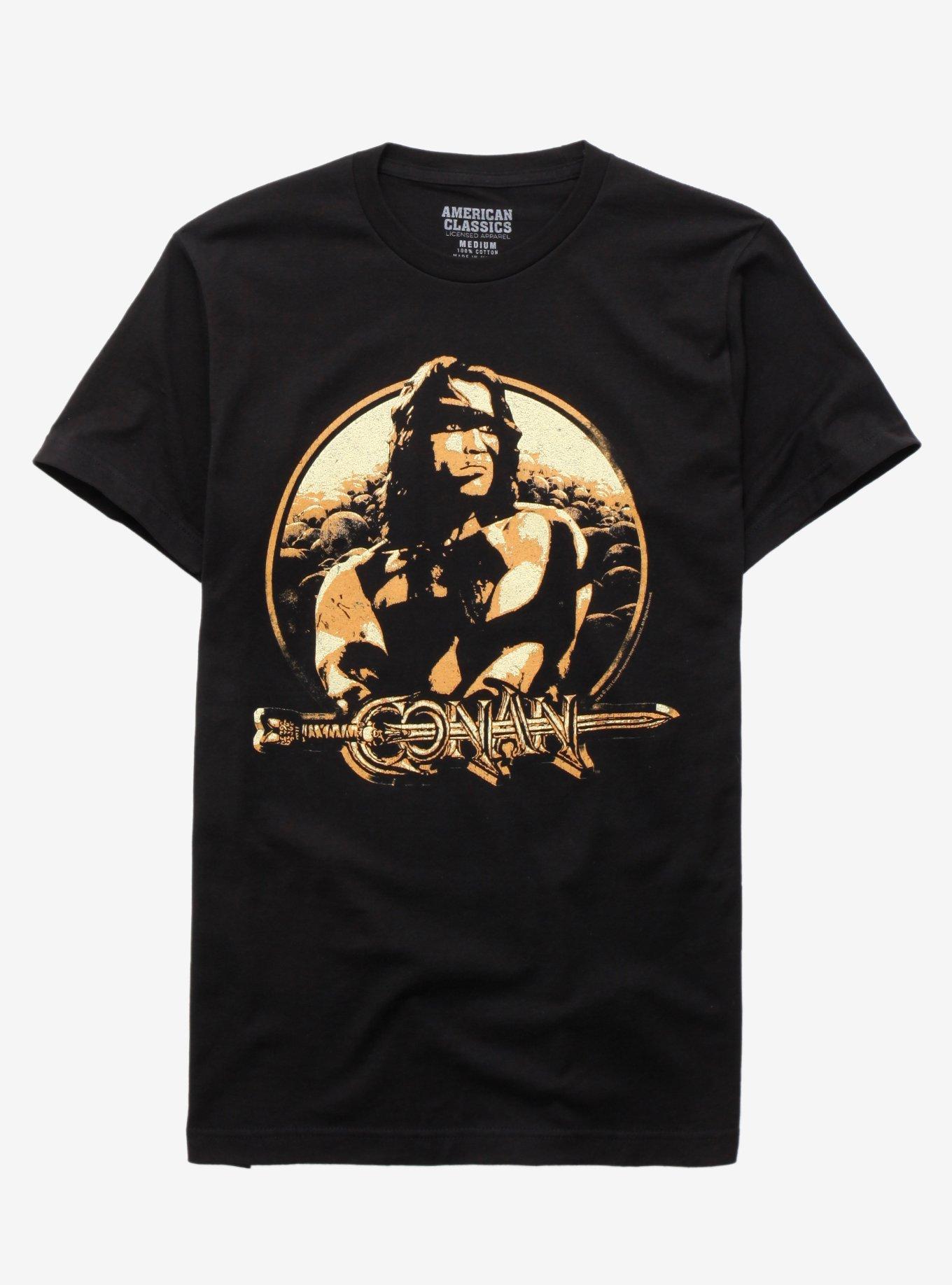 Conan The Barbarian T-Shirt, BLACK, hi-res