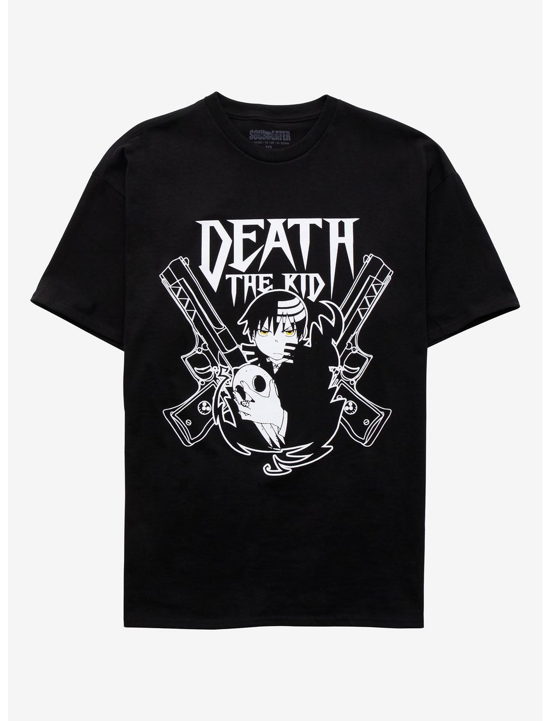 Soul Eater Death The Kid & Pistols T-Shirt, BLACK, hi-res