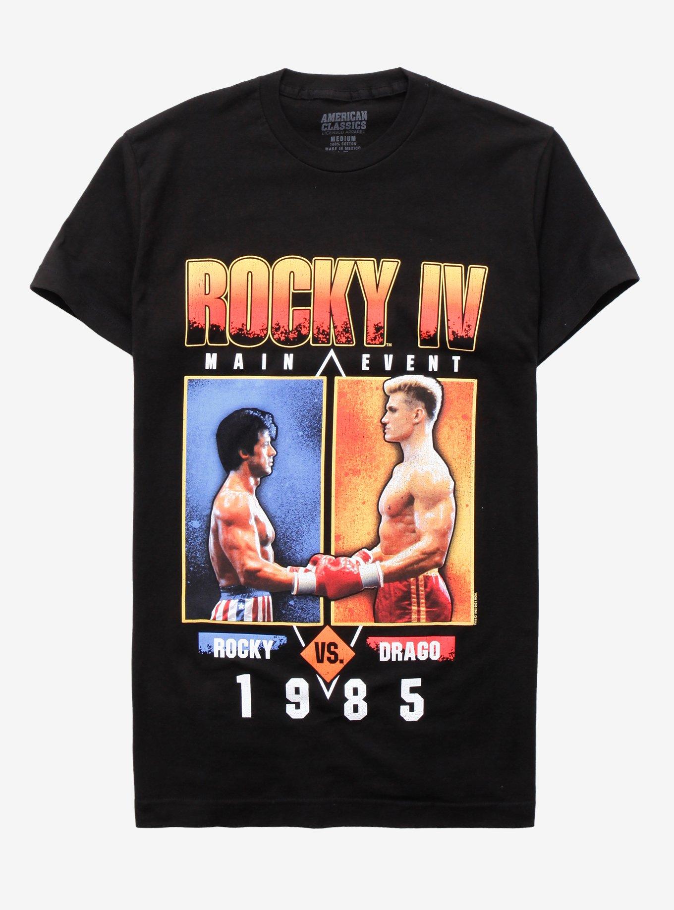 Rocky IV Main Event T-Shirt, BLACK, hi-res