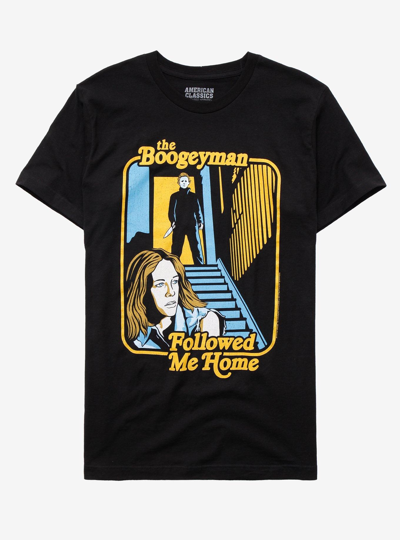 Halloween The Boogeyman Followed Me Home T-Shirt, BLACK, hi-res