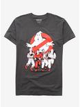 Ghostbusters Cartoon Group T-Shirt, CHARCOAL, hi-res
