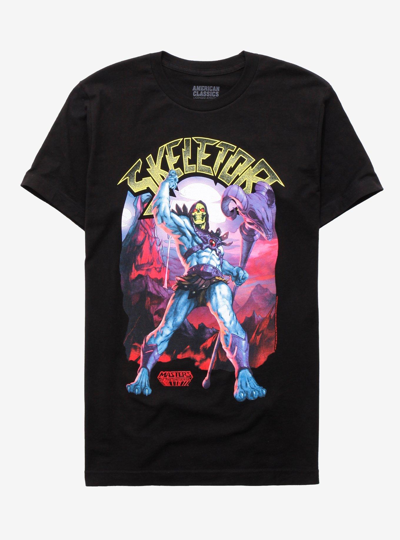 Masters Of The Universe Skeletor Metal T-Shirt, BLACK, hi-res