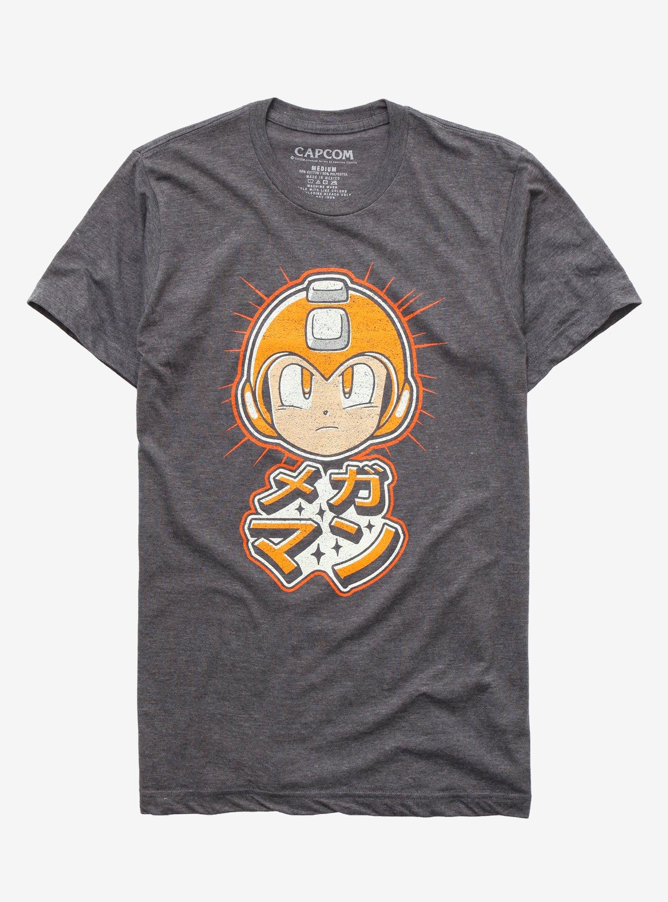 Megaman Crash Bomber T-Shirt, CHARCOAL, hi-res