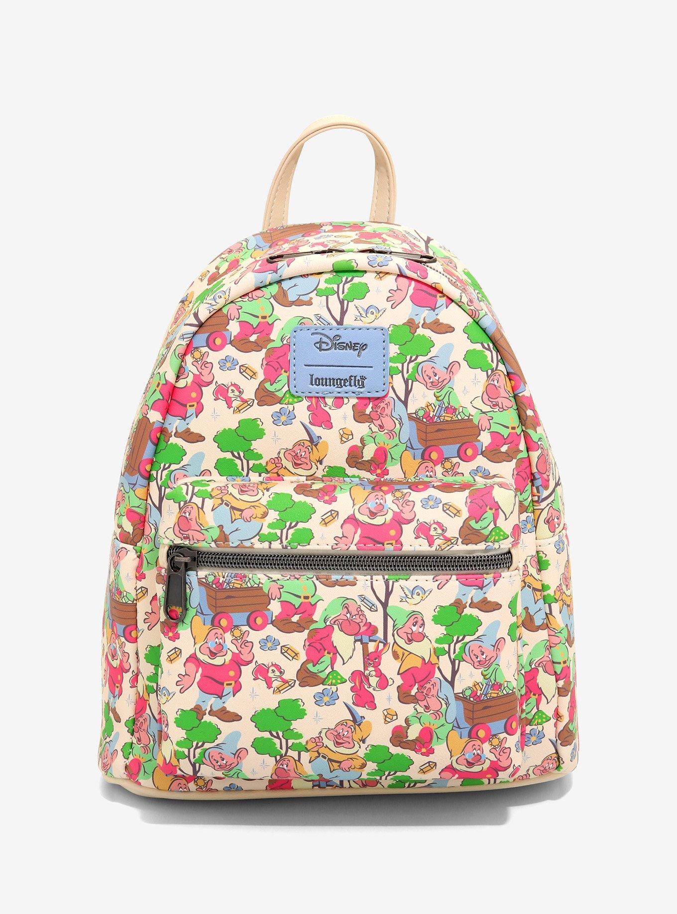 Loungefly Disney Snow White And The Seven Dwarfs Pastel Dwarfs Mini Backpack Hot Topic