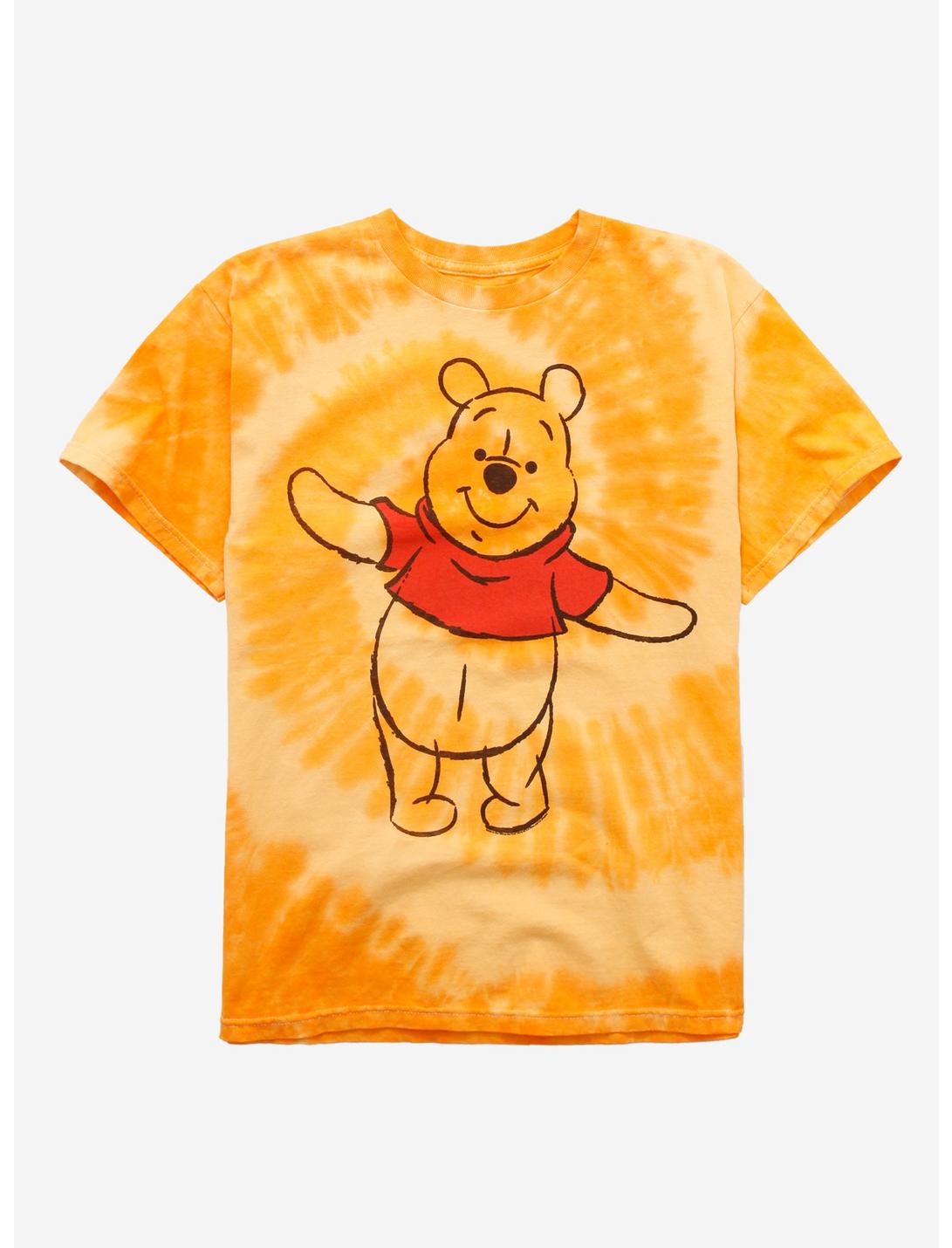 Disney Winnie The Pooh Sketch Pooh Tie-Dye Oversized Girls T-Shirt, MULTI, hi-res