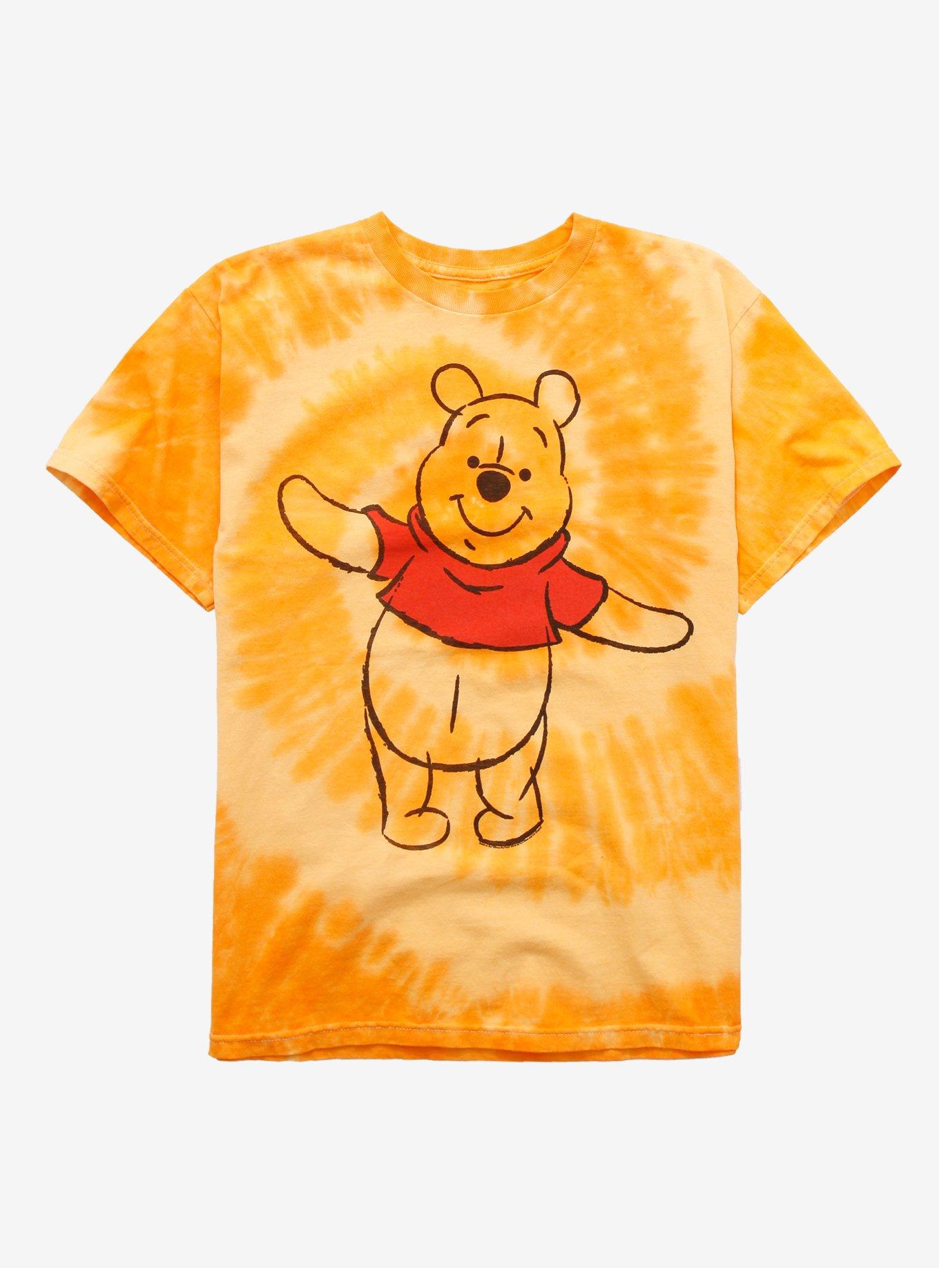 Disney Winnie The Pooh Sketch Pooh Tie-Dye Oversized Girls T-Shirt, MULTI, hi-res