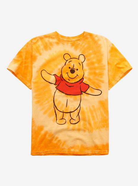 Disney Winnie The Pooh Sketch Pooh Tie-Dye Oversized Girls T