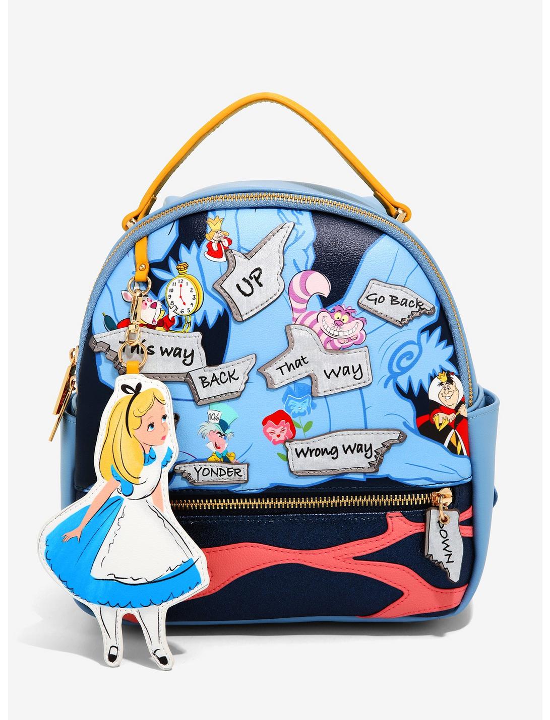 Danielle Nicole Disney Alice in Wonderland Direction Mini Backpack - BoxLunch Exclusive, , hi-res