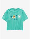 Disney Winnie The Pooh 90s Logo Girls Crop T-Shirt, MULTI, hi-res