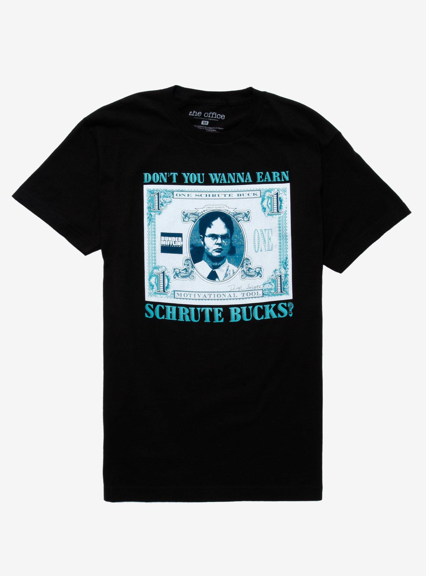The Office Schrute Bucks T-Shirt, BLACK, hi-res