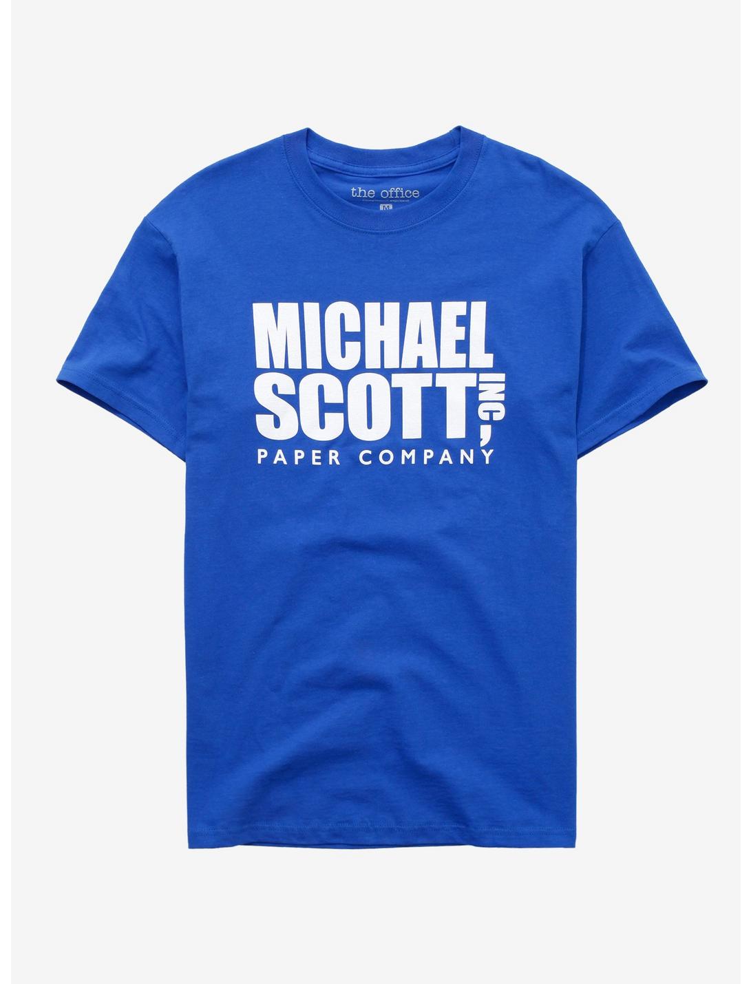 The Office Michael Scott Paper Company Logo T-Shirt, ROYAL, hi-res