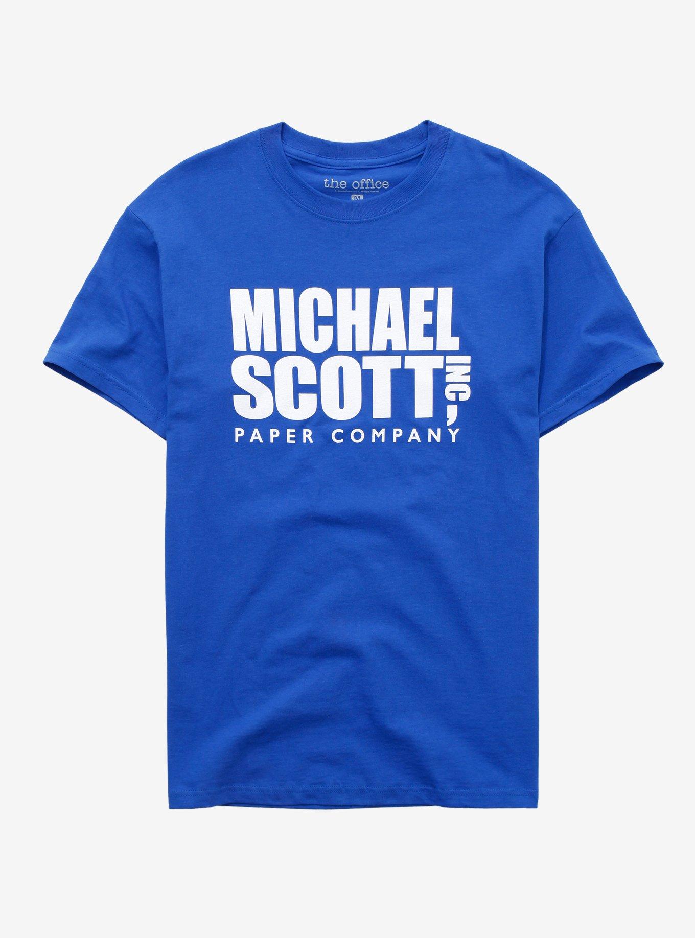 The Office Michael Scott Paper Company Logo T-Shirt, ROYAL, hi-res