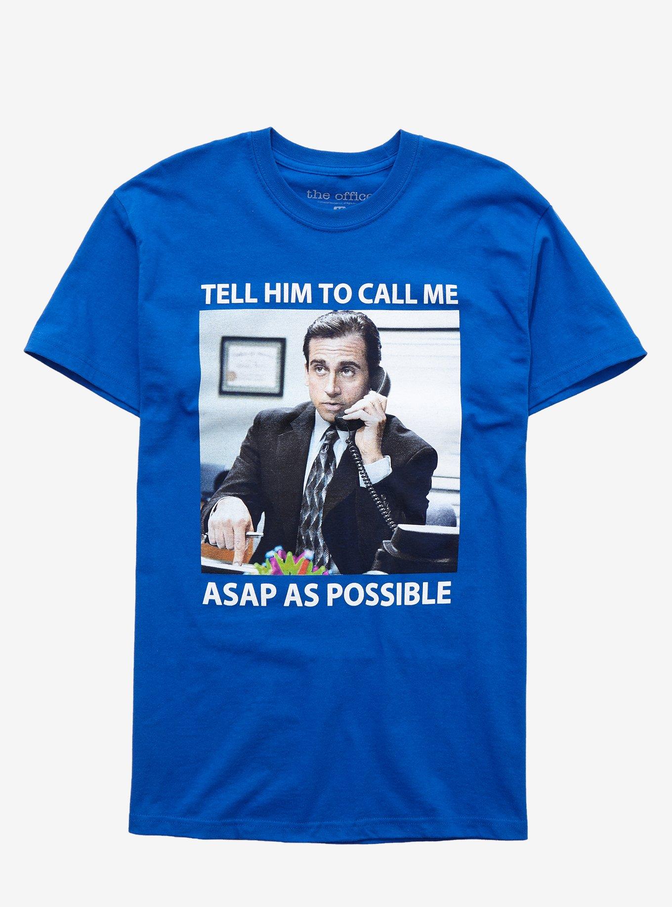 The Office Michael Scott ASAP T-Shirt, ROYAL, hi-res