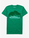 Parks And Recreation Trees Title T-Shirt, OLIVE, hi-res