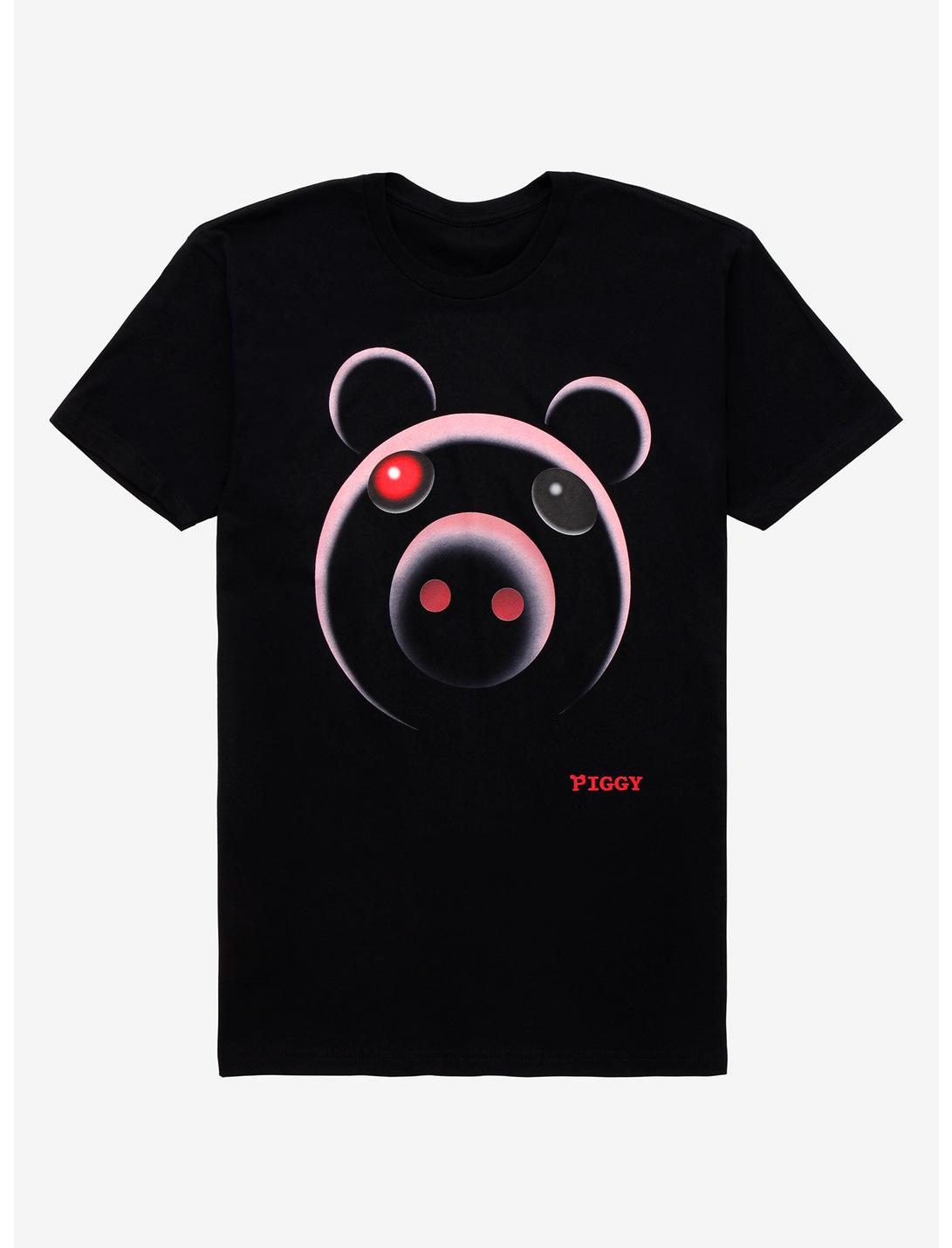 Piggy Face T-Shirt, BLACK, hi-res