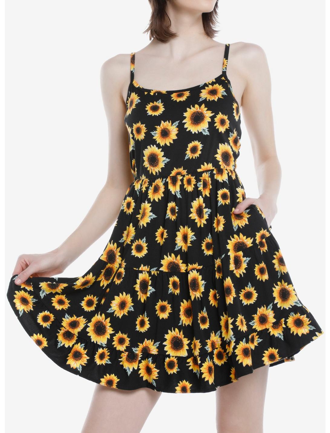 Sunflower Tiered Strappy Dress | Hot Topic