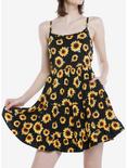 Sunflower Tiered Strappy Dress, SKULL, hi-res