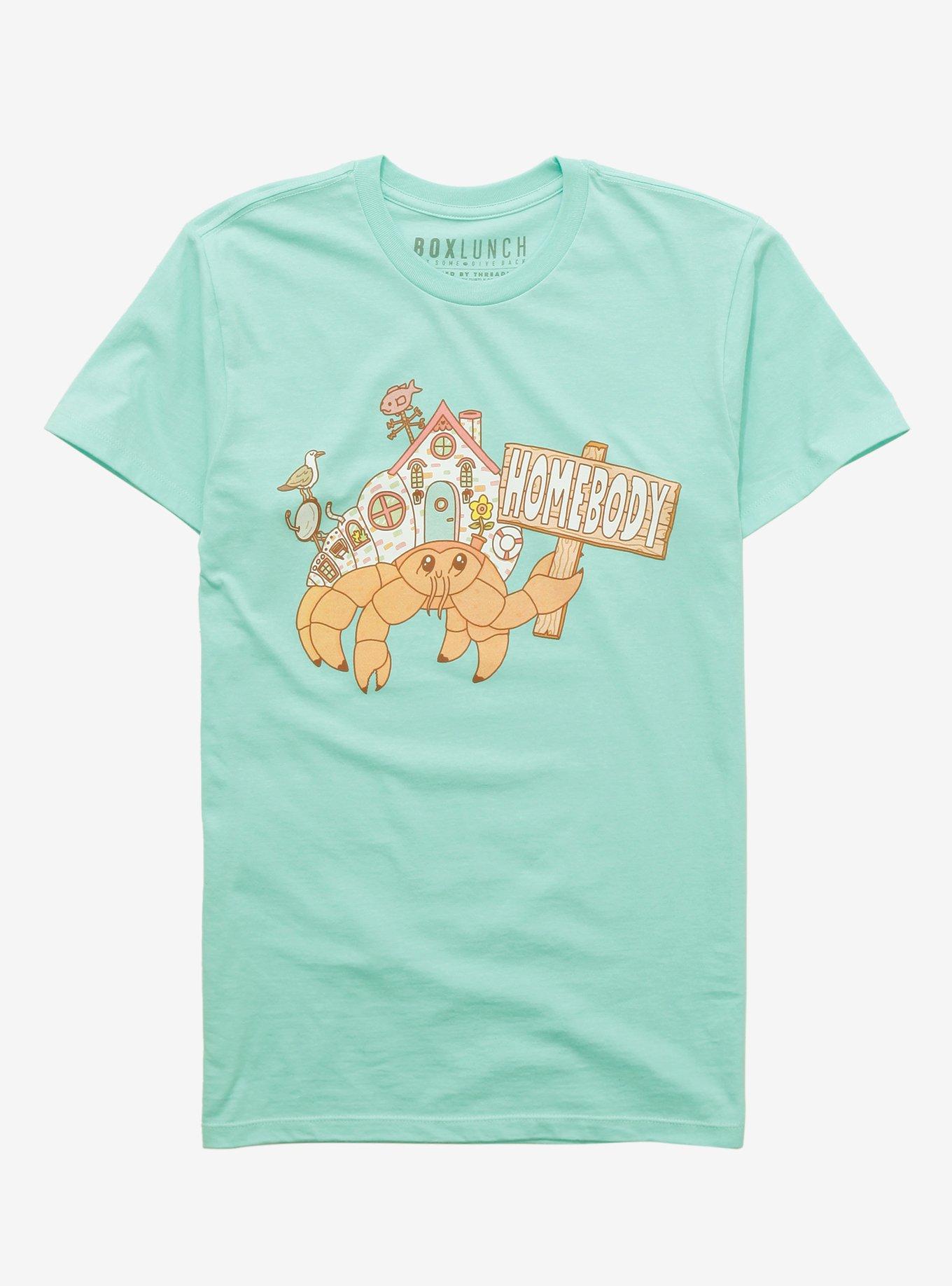 Hermit Crab Homebody Women's T-Shirt, SAGE, hi-res