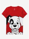 Disney 101 Dalmatians Patch Portrait T-Shirt, WHITE, hi-res