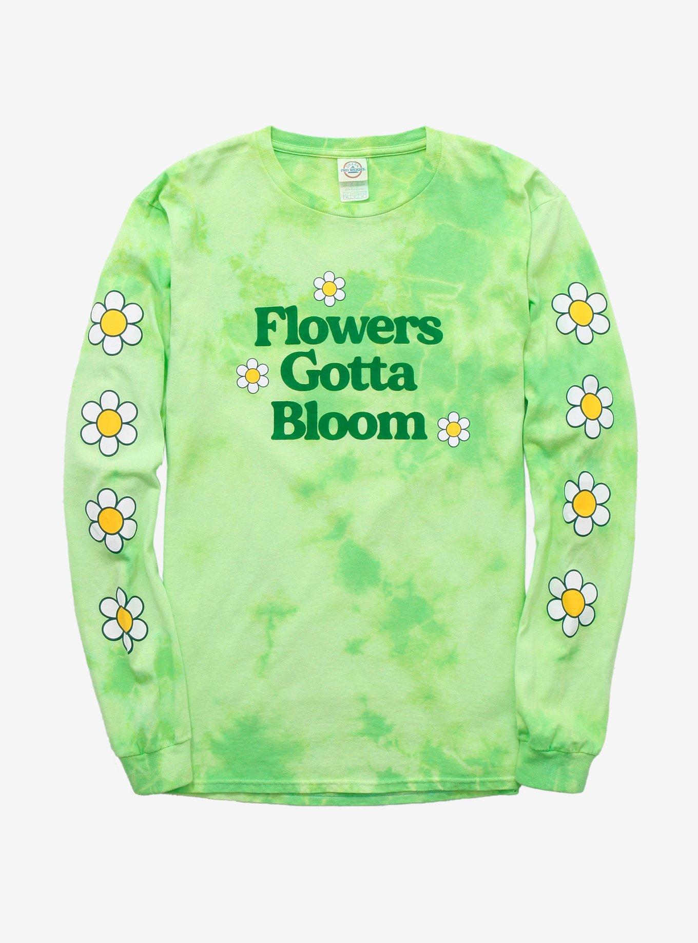 Disney Bambi Flowers Gotta Bloom Long Sleeve T-Shirt - BoxLunch Exclusive, TIE DYE, hi-res