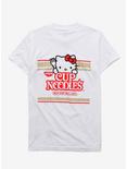 Nissin Cup Noodles x Hello Kitty Logo Women's T-Shirt - BoxLunch Exclusive, WHITE, hi-res