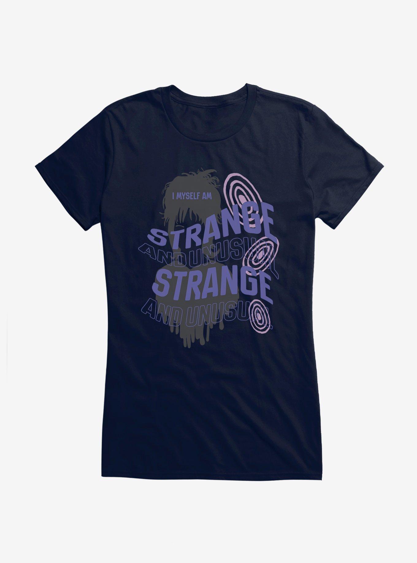 Beetlejuice Strange And Unusual Girls T-Shirt, NAVY, hi-res