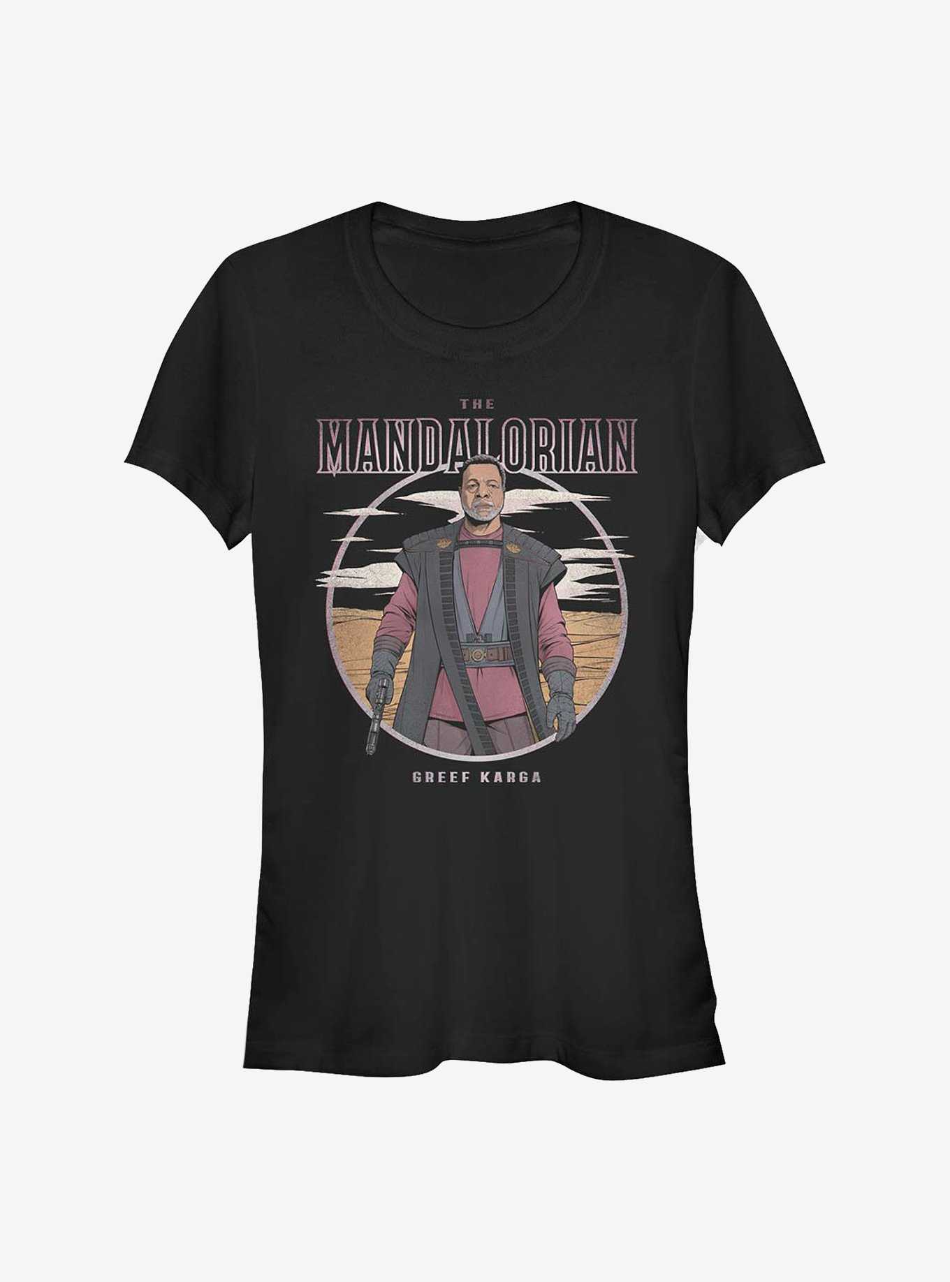 Star Wars The Mandalorian Greef Karga Portrait Girls T-Shirt, , hi-res