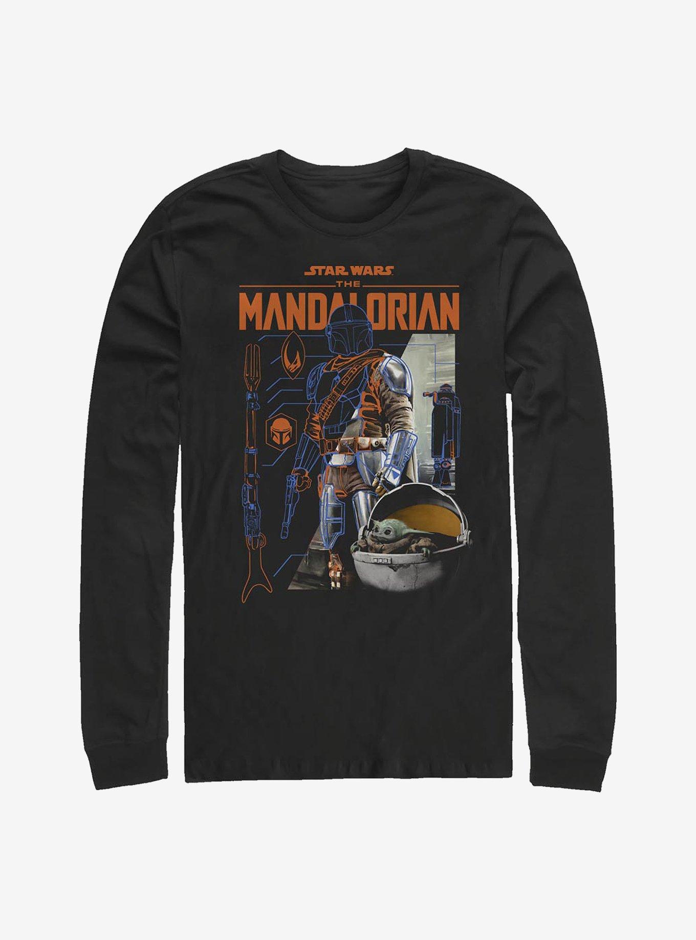 Star Wars The Mandalorian Mando Components Long-Sleeve T-Shirt, , hi-res