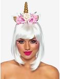 Pastel Flower Unicorn Headband, , hi-res