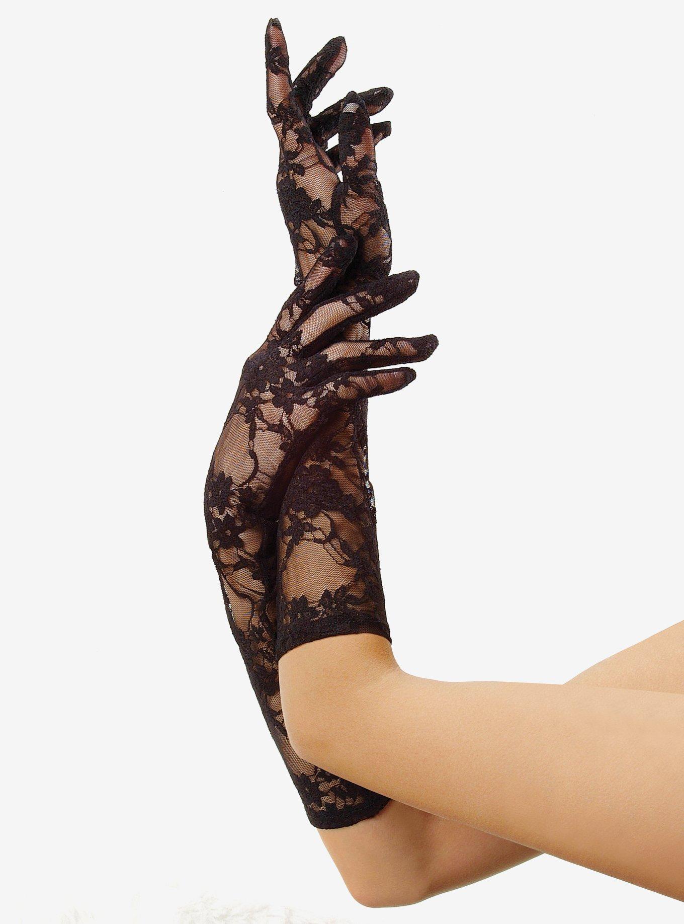 Lace Elbow Length Gloves Hot Topic 7229