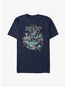 Star Wars The Mandalorian Main Characters T-Shirt, , hi-res