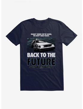 Back To The Future No Roads T-shirt, , hi-res