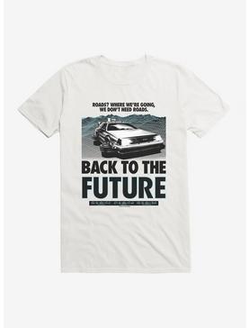 Back To The Future No Roads T-shirt, WHITE, hi-res