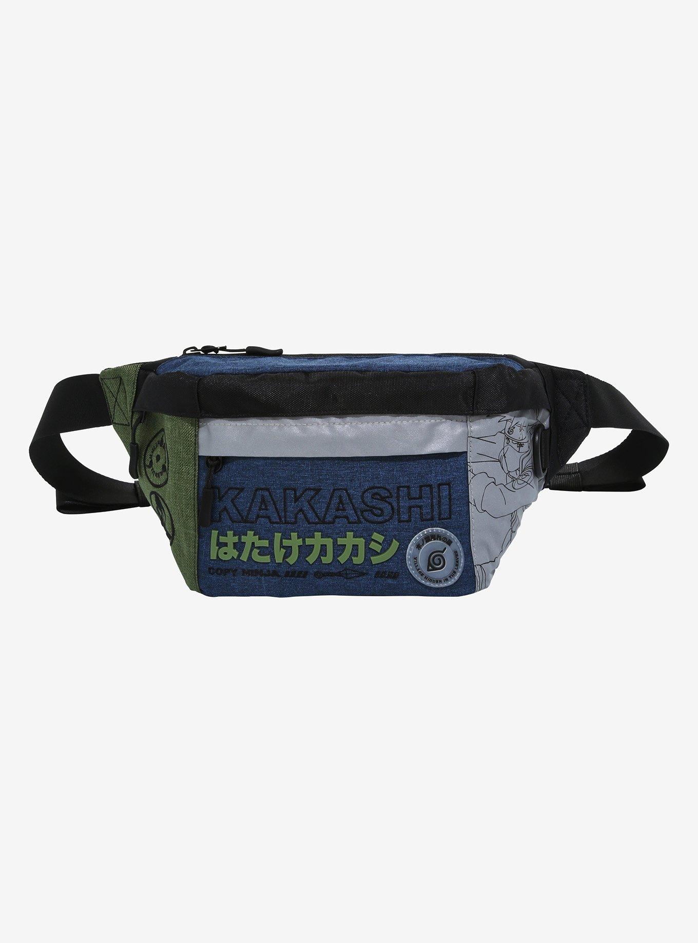 Naruto Shippuden Kakashi Tri-Color Fanny Pack - BoxLunch Exclusive, , hi-res