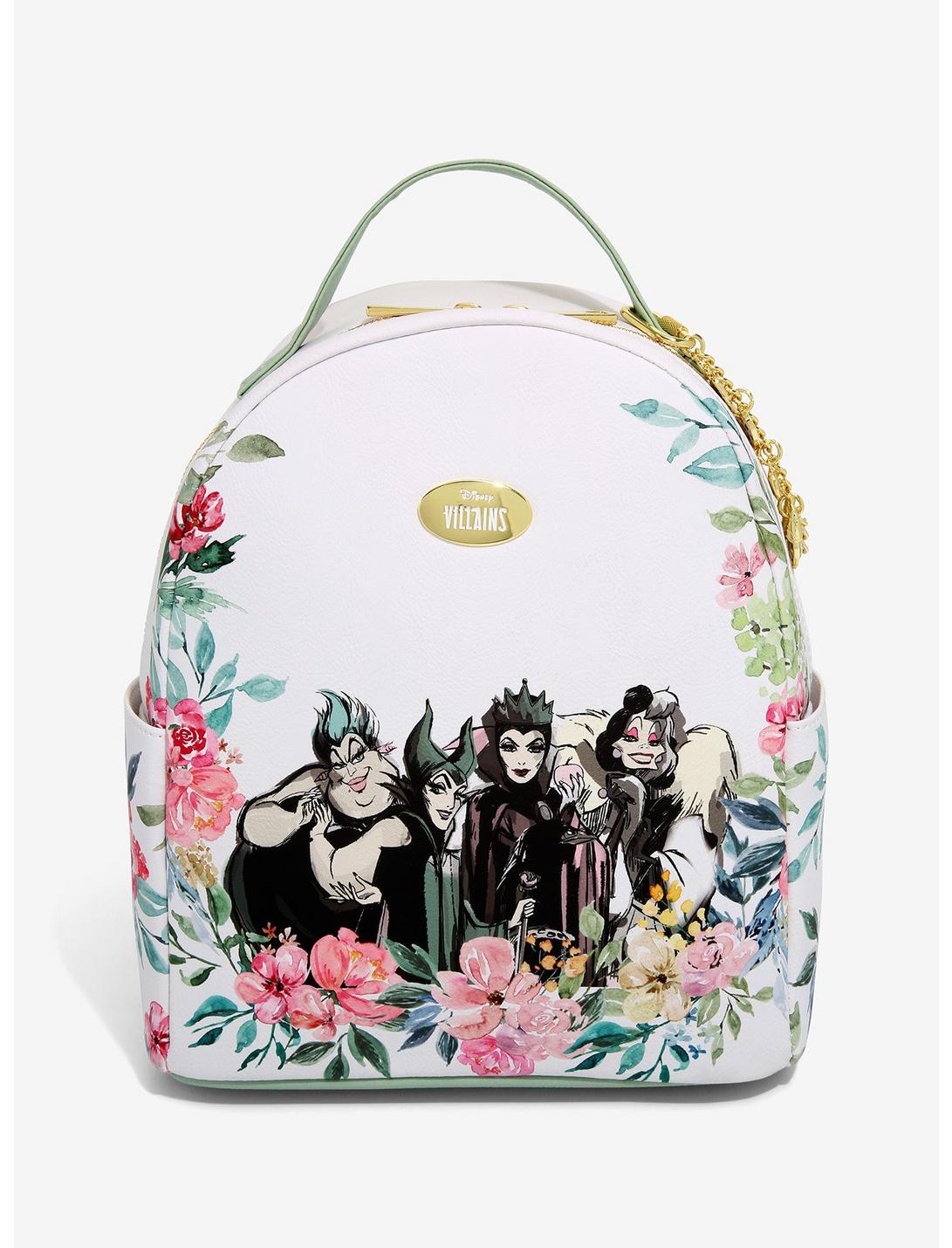 Disney Villains Floral Mini Backpack - BoxLunch Exclusive, , hi-res