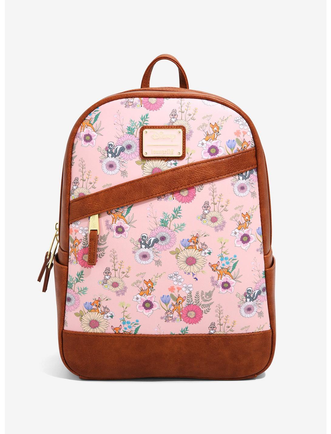 Loungefly Disney Bambi Cast Floral Mini Backpack - BoxLunch Exclusive, , hi-res