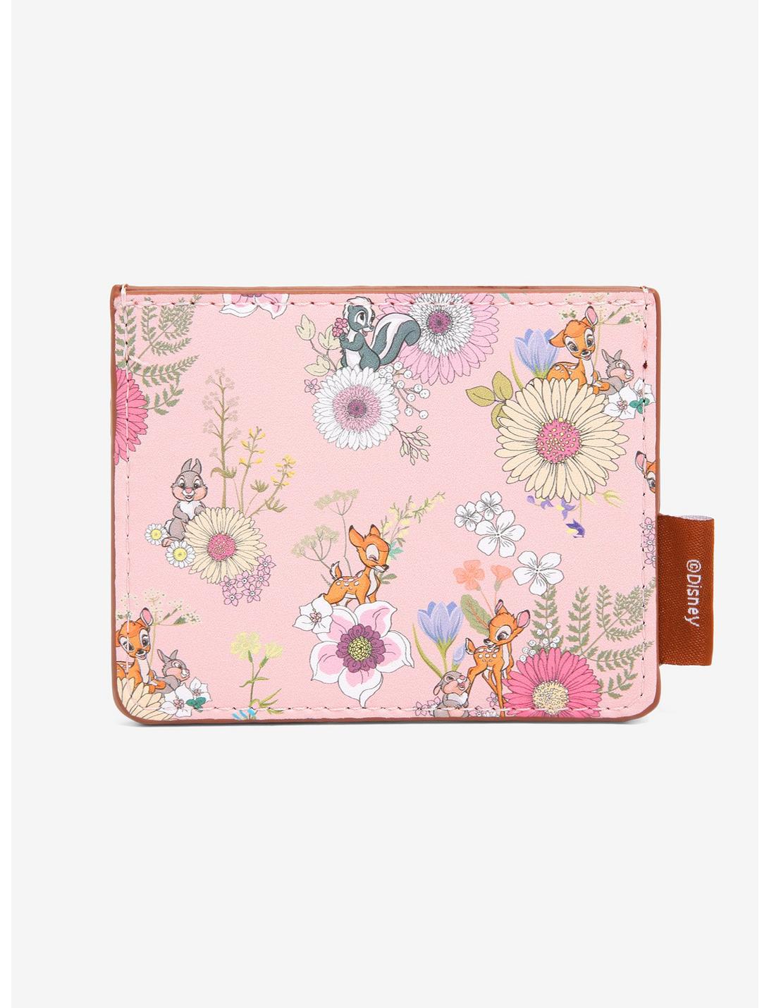 Loungefly Disney Bambi Cast Floral Cardholder - BoxLunch Exclusive, , hi-res