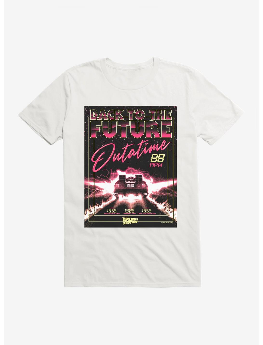 Back To The Future Out A Time T-shirt, WHITE, hi-res