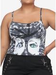 Bride Of Chucky Face Tie-Dye Girls Strappy Tank Top Plus Size, MULTI, hi-res