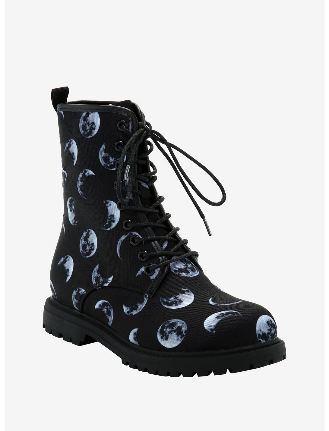 Moon Phases Combat Boots, MULTI, hi-res