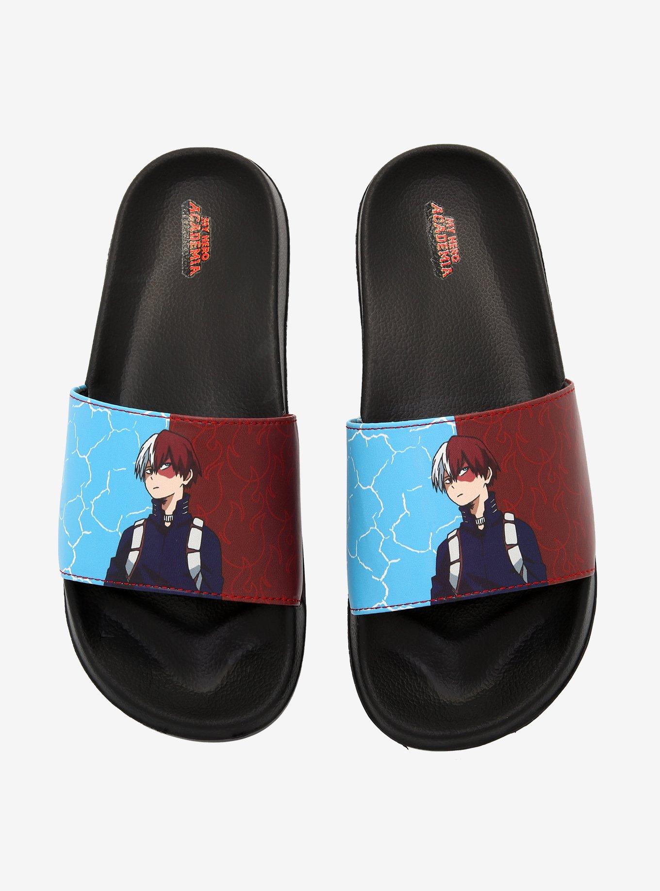My Hero Academia Shoto Todoroki Split Slide Sandals, MULTI, hi-res