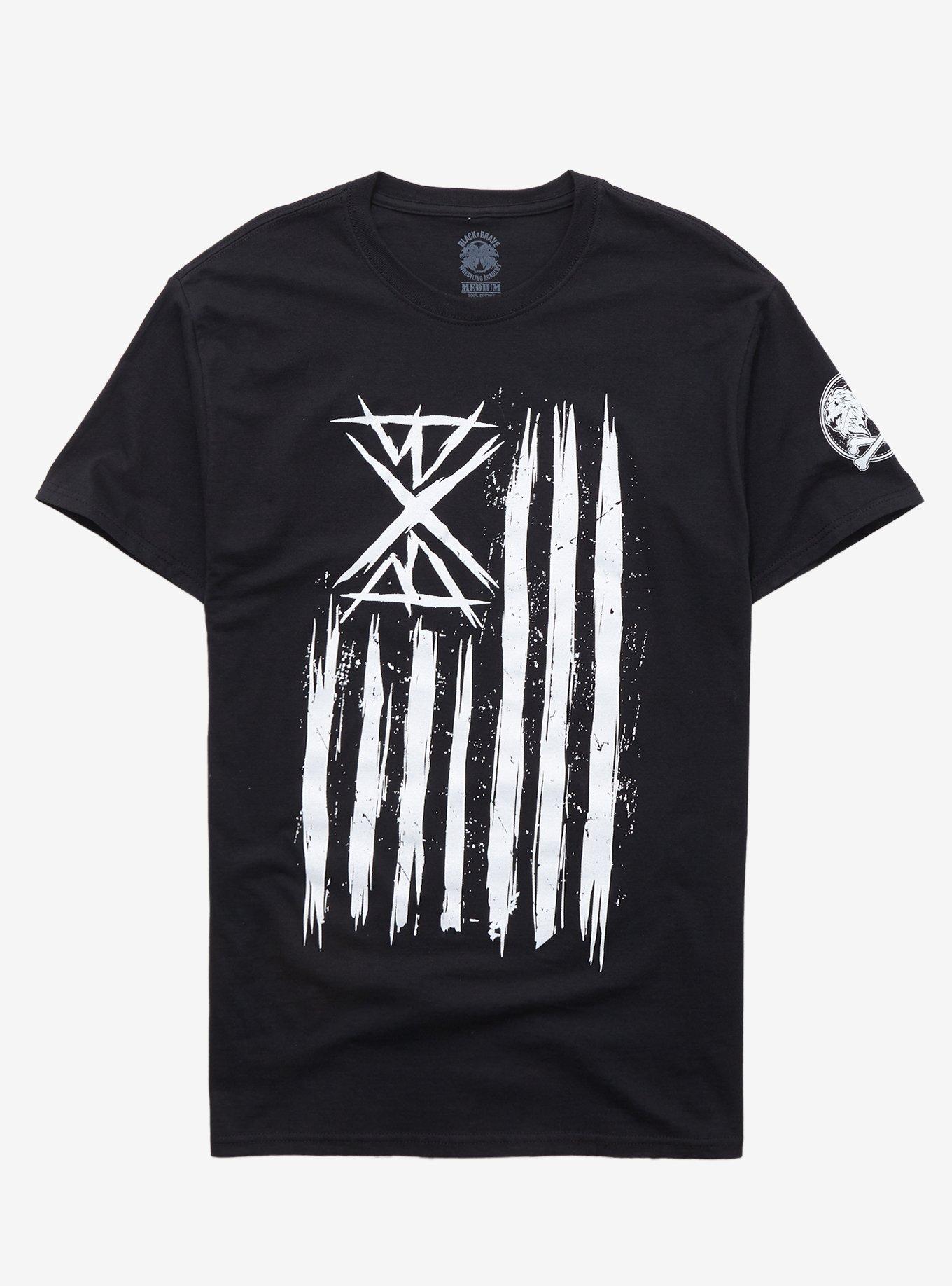 Black X Brave Wrestling Academy Flag T-Shirt, MULTI, hi-res