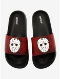 Friday The 13th Jason Mask Slide Sandals, MULTI, hi-res