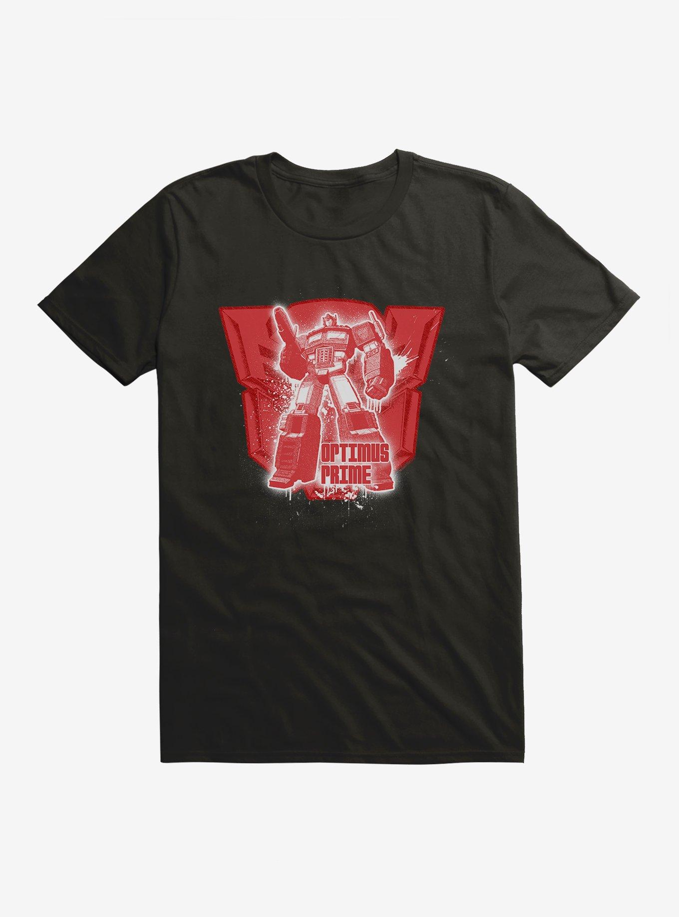 Transformers Optimus And Logo T-Shirt, , hi-res