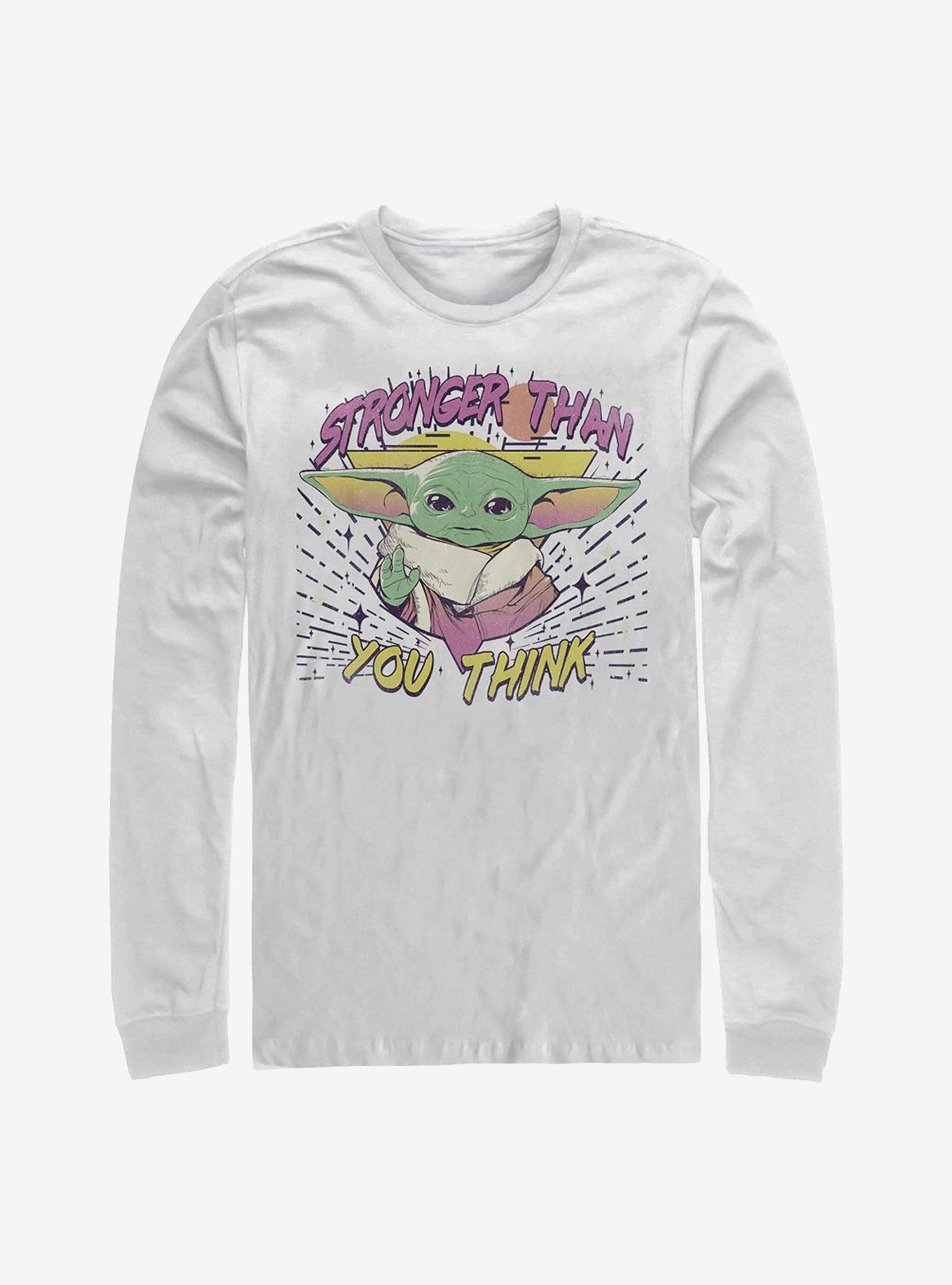 Star Wars The Mandalorian The Child Stronger Than You Think Long-Sleeve T-Shirt, , hi-res