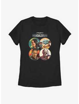 Star Wars The Mandalorian Character Coins Womens T-Shirt, , hi-res